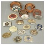 Gp belt buckles incl U.S. military, western, etc.