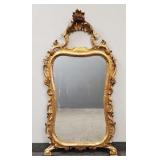 Lg. carved giltwood mirror- 60'H 30'W