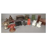 Gp vintage cast iron banks, metal banks, etc.