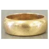 Antique 18k gold ring band- 9.7g, sz 7 1/4
