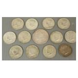 Gp U.S. silver coins incl 1897S Morgan, 12- 40%