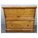 Antique pine dry sink w/ drawer 34 3/4'H