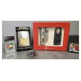 Gp Zippo lighters, etc. incl Zippos, US Army