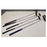 5 Ping putters: Doc 17, G51 & Anser, etc- 35'