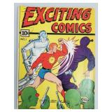 Exciting Comics #1 comic book (Apr 1940)