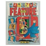 Feature Comics #36 comic book (Sep 1940)