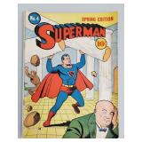 Superman #4 comic book (Spring Edition 1940)