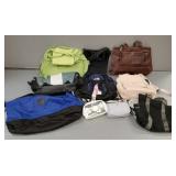 Lg Gp asst bags/ totes, etc. incl some designer-