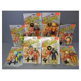 8 vintage Mighty Crusader figures- 1984 unopened
