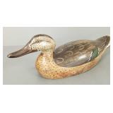 Mason premiere grade duck decoy w/ glass eyes-