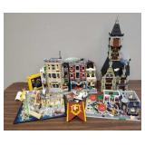 Lg gp Lego buldings- assembled- Harry Potter,