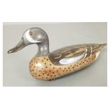Blue winged teal duck decoy w/ marked Henry Perdew