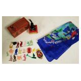 Group small toys incl Fisher Price Tailspin Tabby,
