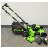 Greenworks 80 volt electric lawn mower- 21',