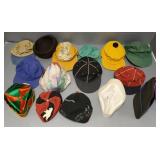 Collection vintage boys baseball hats, beanies,