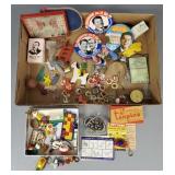 Group vintage gumball premiums, etc incl