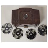 Miniature RCA Victor viewer w/ 5 reels-