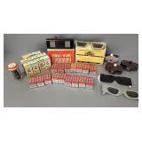Gp vintage bakelite etc, hand held viewers & boxed
