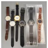 Gp men's watches incl vintage Sandoz, Swatch, etc.