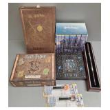 Gp Harry Potter books, wand, etc.