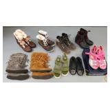 9 pair women's shoes/ boots incl Sorel, Tory
