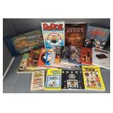 Gp asst books incl Robot, vintage toy & comic