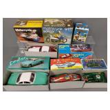 7 reissue toys incl Rocket Racer, etc w/ boxes
