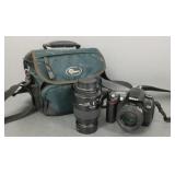Nikon D70 digital camera w/ 2 lenses - (untested)