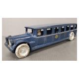 Arcade cast iron 12' toy bus- Fageol Safety Coach