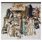 Lg Gp asst. costume jewelry incl necklaces, rings,