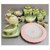 Gp vintage ceramics incl Frankoma, Haeger, etc.