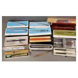 Gp asst. pens incl Sheaffer, Cross, etc.