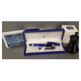 Waterman Paris fountain pen w/ box, ink etc