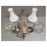 Antique Angle Mfg Co. double burner hanging oil