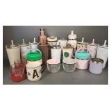 Group assorted beverage, etc containers incl Yeti,