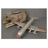 Battery-op American Airlines tin planes (as is) &