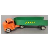 Tonka 'Steel Carrier' truck/ trailer set- 21 1/2'L