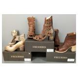 3 pair Freebird women's leather boots/ shoes-
