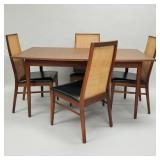 Mid-century dining table with formica top- 29"H