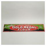 Antique enamel advertising Gold Medal Flour sign