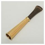 18K gold cigarette holder- 4.4g total including