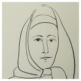 Picasso work on paper "L