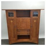 Contemporary Stickley quartersawn oak Harvey