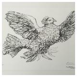 Picasso work on paper "Colombe Volant"-
