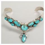 Southwest signed sterling silver & turquoise