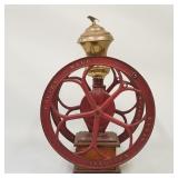 Large Elgin National coffee mill store grinder on