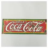 Antique Coca Cola advertising enamel sign (as seen