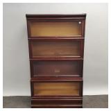 4 section mahogany Globe Wernicke stacking