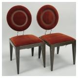 Pair Costantini Pietro- Italy post modern wood &