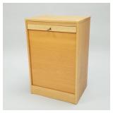 Unique Danish oak? locking cabinet with drawers-